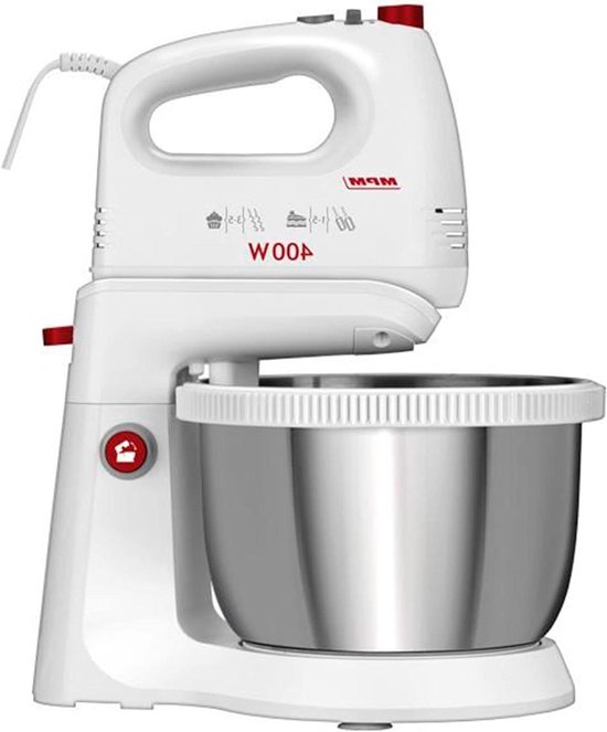 Deegkneder - Keukenmixer - Bakken en Koken - Roterende Kom - 3.5 Liter - Wit