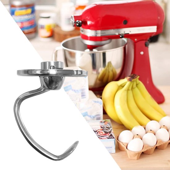 Deegkneedhaak RVS voor Keukenmixer 4.5/5QT - Spiraal Kneedhaak voor Brood en Banket van Roabertwit