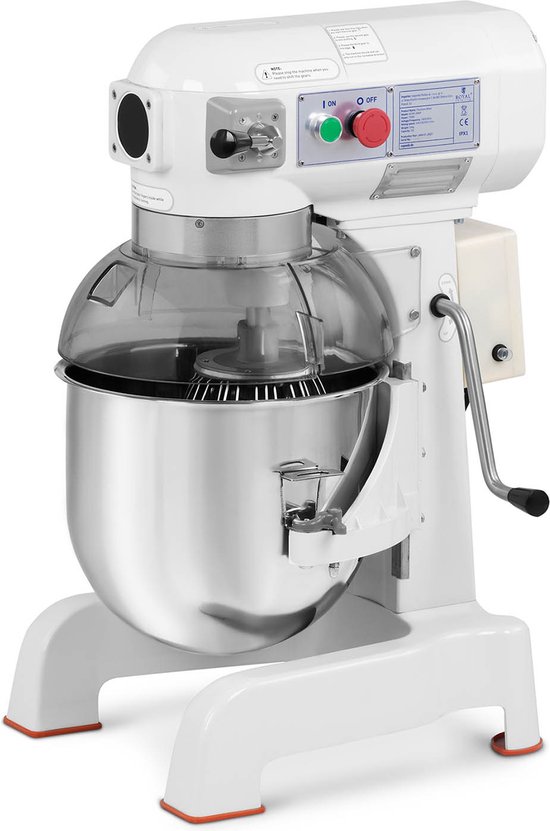 Deegkneedmachine - 20 L - 700 W - Verlaagbare kom - Royal Catering van Royal Catering