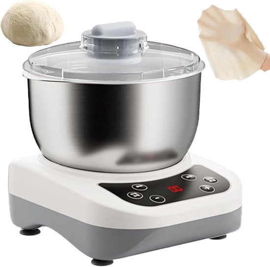 Deegkneedmachine - Elektrische mixer - Thuis bakken - Fermentatiefunctie - 9L Capaciteit - Zwart