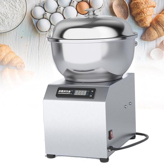 Deegkneedmachine - Mixer - Bakken - Dubbele rotatie - 5kg capaciteit - Zilver