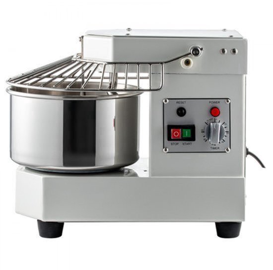 Deegkneedmachine Spiraalmixer - 450 W Vermogen - 8 L Roestvrijstalen Kom - 304 RVS - Voor Bakkerijen En Restaurants