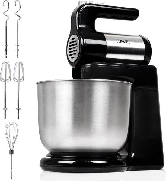 Deegmachine - Kneedmachine met 5 Standen - Deegmixer 2 in 1 - 300W van Frigga
