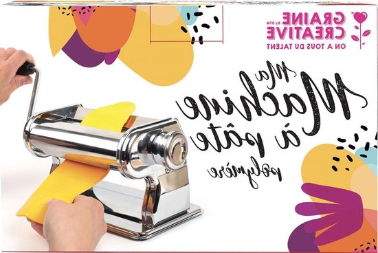 Deegmachine Polymeer - Klei Roller - Ambachtelijk Werk - 9 Diktestanden - 14 cm Rolbreedte - Metaal