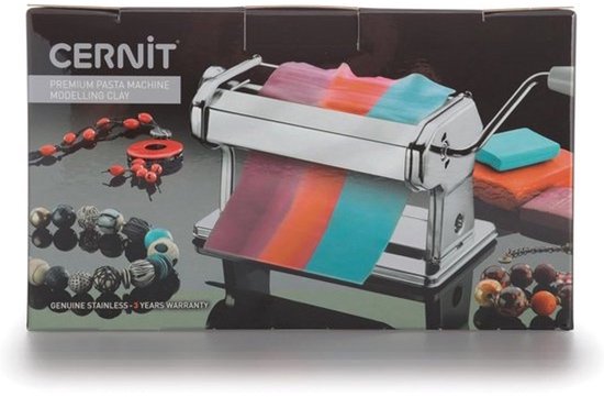 Deegmachine voor polymeerklei - Compact, robuust en verchroomd staal - Ideaal voor gradiënten en creaties