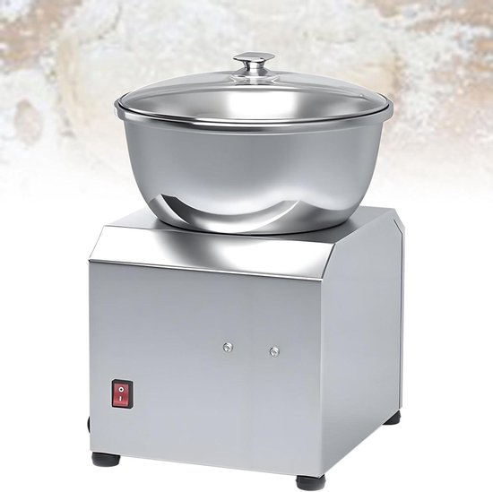 Deegmenger Keukenmachine - Deegmaker Kneedmachine - Bakken Deeg Maken - Grote Capaciteit - 3 kg bloem - Zilver