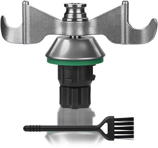 Deegmes RVS Geschikt voor Thermomix TM7, TM6 & TM5 van MMOBIEL – Deegmengmes met Verhoogde Messen voor Centrale Kneedkracht – Ideaal voor Brood- en Pizzadeeg – Voor Thermomix Keukenmachines