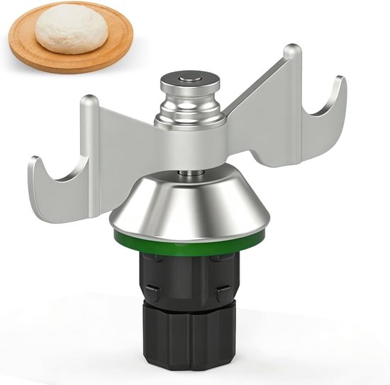 Deegmes voor keukenmachines, roestvrijstalen accessoires, mixmes zonder deegresten, reserveonderdelen voor optimale bakresultaten van Merkloos