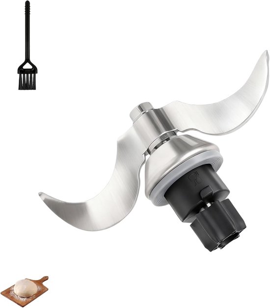 Deegmes voor Vorwerk Thermomix TM31, roestvrij stalen deegmengmes, geen deegresten, snelle reiniging, mixmes, reserveaccessoires voor Thermоmix TM31 keukenmachine, reserveonderdelen voor TM31