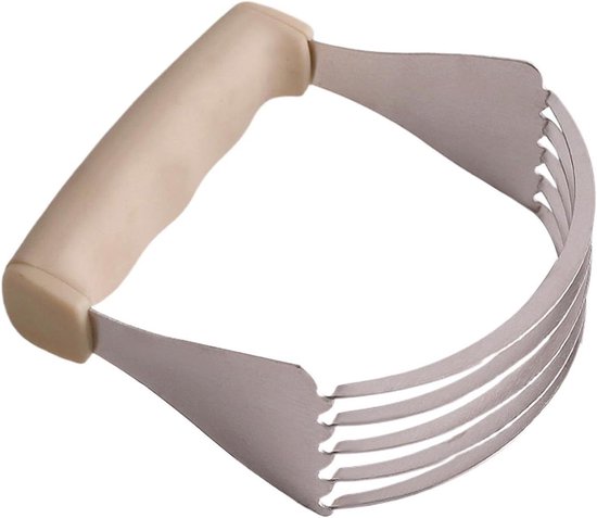 Deegmixer - Bakgereedschap - Koekjes bakken - Antislip handgreep - 14x13x6 cm - Wit