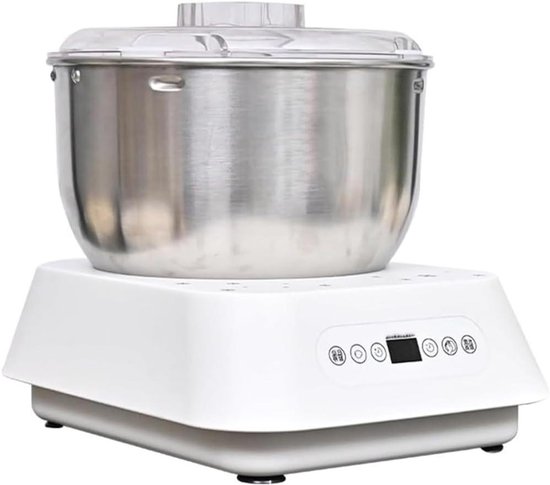 Deegmixer Elektrisch - Kneedmachine Bakken - Thuis Bakken - Intelligente Fermentatie - 5L 7L - Zilver