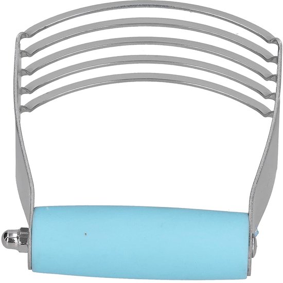 Deegmixer Gebaksnijder - Bakgereedschap - Bakken Maken - 5 Sterke Messen - 12 x 10 cm - Blauw
