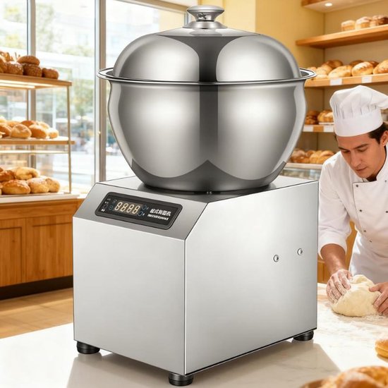 Deegmixer - Keukenmachine Kneedmachine - Bakken Thuis Commercieel - Automatische Timingfunctie - 5kg 8kg Capaciteit - Zilver
