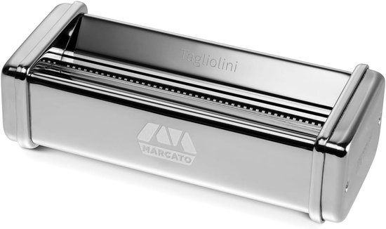 Deegsnijder Accessoire - Pastamachine Onderdeel - Verse Pasta Maken - 1.5mm Tagliolini - 21 x 10 x 10 cm - Chroom
