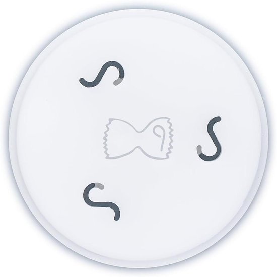 Deegwareninzet - Pastamaker Schijf - Zelf Pasta Maken - POM-C Materiaal - 56 mm Diameter - Zwart van Merkloos
