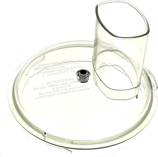 Deksel Keukenmachine - Reserveonderdeel Deksel - Keukenmachine Reparatie - Specifiek Model Onderdeel - 21 x 17 x 14 cm - Transparant