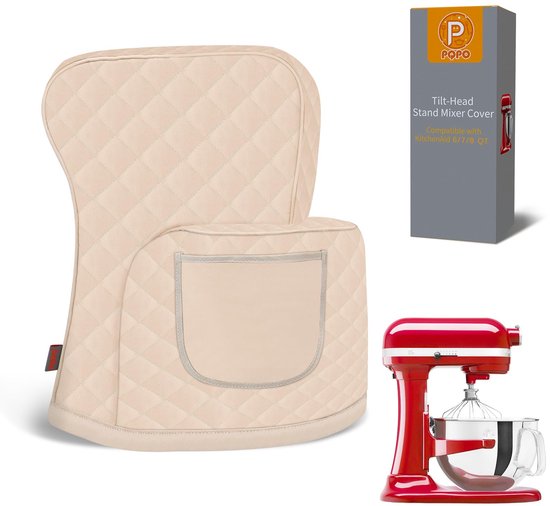 Deksel voor Kneedmachine - Waterdichte Stofbescherming - Geschikt voor 6-8 Quart Kitchen Aid van Merkloos