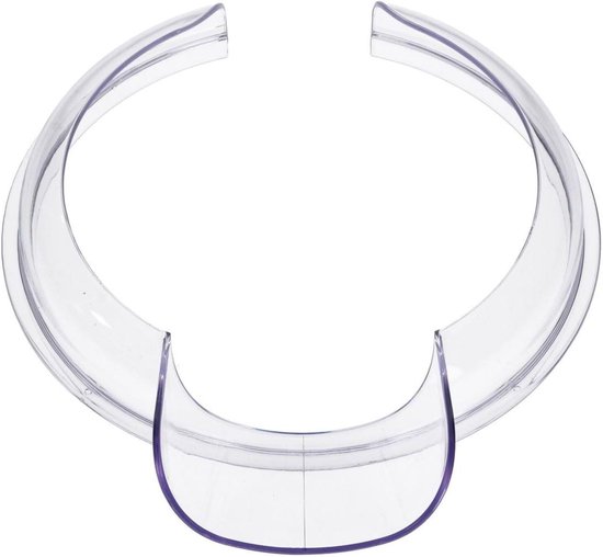 Dekselring Keukenmachine - Reserveonderdeel Mengkom - Huishoudelijk Gebruik - Compatibel Onderdeel - 29 cm - Transparant
