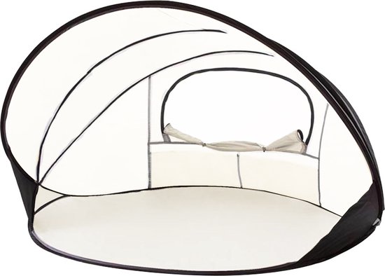 Deryan Luxe Pop Up Strandtent XXL - Anti-UV 50+ - Cream van Deryan