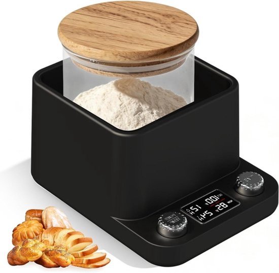 Desem Starter Warmhouder - Fermentatie Apparaat Yoghurt - Zuurdesem Fermenteren - 360 Graden Gelijkmatige Verwarming