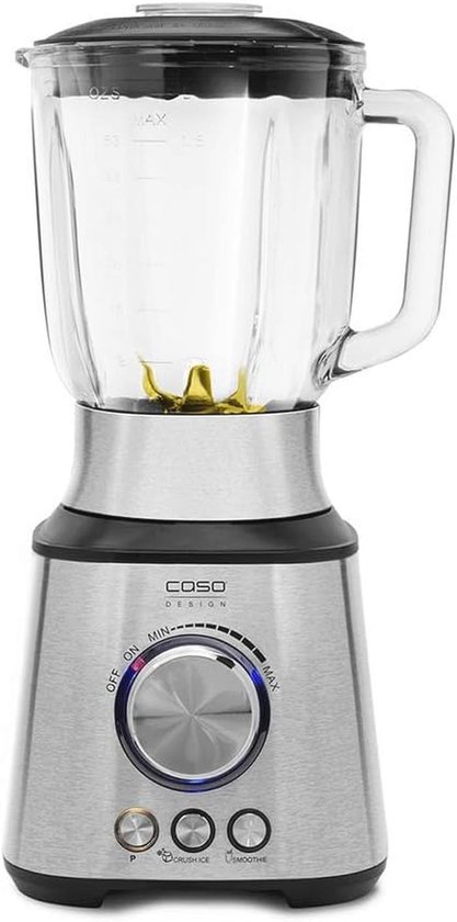 Design Blender 1000 Watt met RVS Mengkan 1,5L van Merkloos