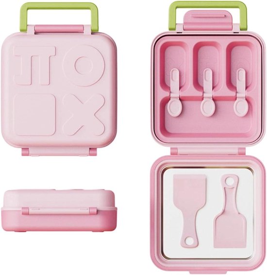 Dessertmachine Yoghurt - Zelfgemaakte lekkernijen - Thuis bereiden - Geïntegreerd opbergvak - 223 x 214 x 8 cm - Roze