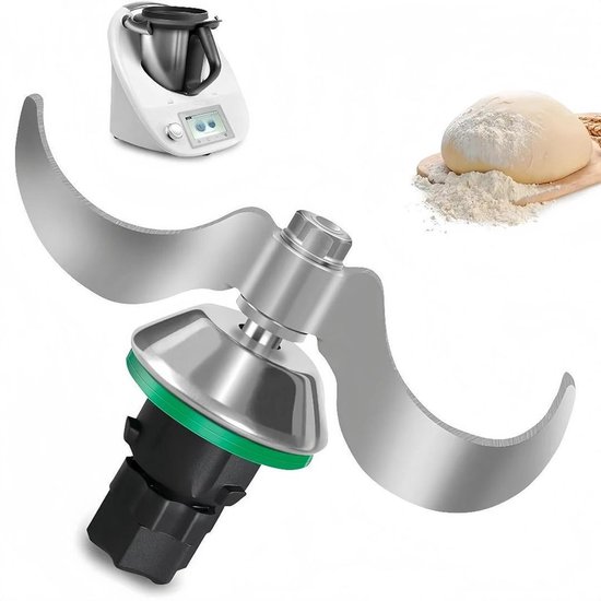 Deze kneedmessen zijn Geschikt voor de Thermomix TM5 en TM6, laten geen resten of vuil achter na het kneden en zijn gemakkelijk schoon te maken. van Merkloos