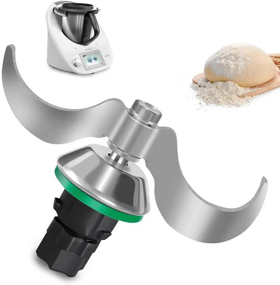 Deze kneedmessen zijn ontworpen voor de Geschikt voor Thermomix TM6 en TM5 en zijn gemaakt van roestvrij staal. Ze laten geen resten of vuil achter na het kneden en zijn gemakkelijk schoon te maken. van Merkloos