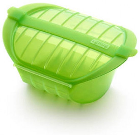 Diepe stoomkoker 1-2 personen Groen 212x155x85 mm | Lékué van Merkloos