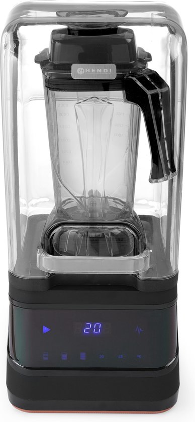 Digitale blender met geluiddempende kap | 252x258x(h)547 mm | 230V, 1680W van Buffalo
