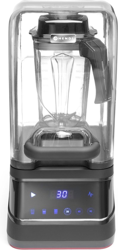Digitale Blender met Geluiddempende Kap Bpa-Vrij - Hendi 230664 - Horeca & Professioneel van HENDI