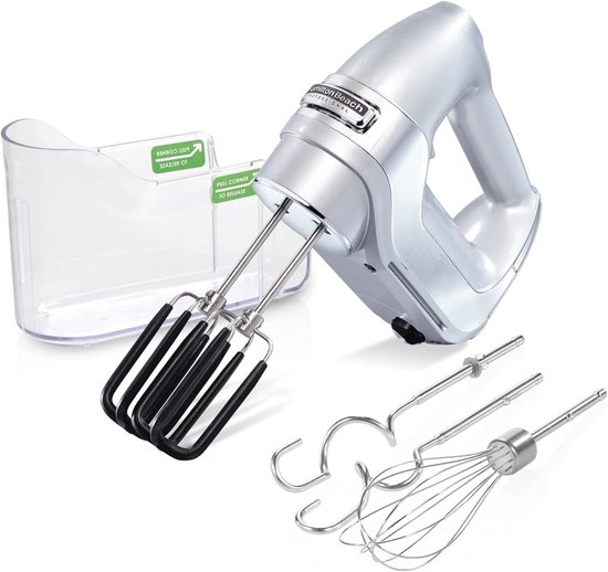 Digitale Elektrische Handmixer met 7 Snelheden en Accessoires van Merkloos