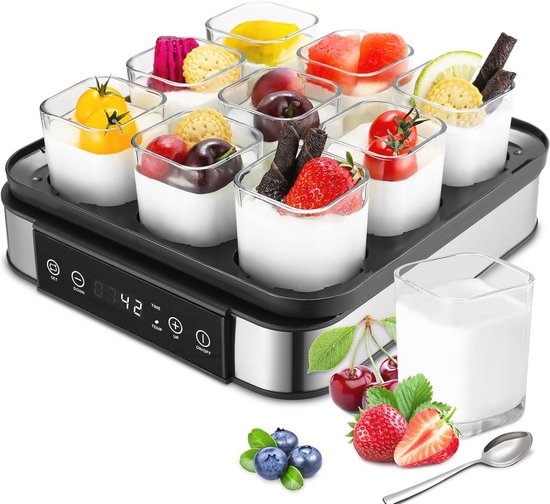 Digitale Yoghurtmaker voor Thuis – Maak Gezonde Griekse Yoghurt, Kaas, en Natto van Merkloos