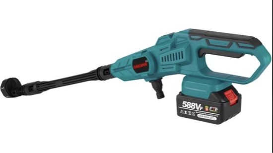 Directly Hogedrukreiniger - 2 x Accu - Draadloze Hogedrukreiniger - 3 Versnellingen - Groen - 3500W - 200 Bar van Directly