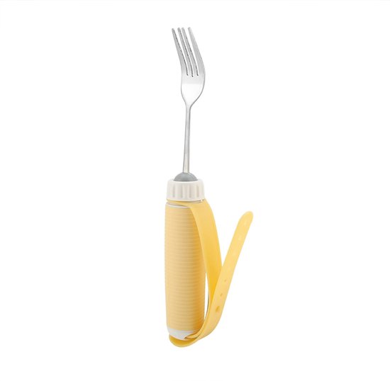 Disabled Spoon Arthritis Older Food Utensils Removable Flexible Rotary Food Tableware Anti-Slip Handle Fork