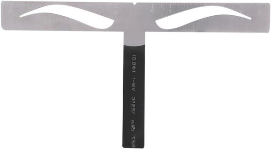 Diverse Eyebrow Rulers voor Nauwkeurige Metingen en Balanceren van de Perfecte Wenkbrauwvorm en -stijl van Merkloos