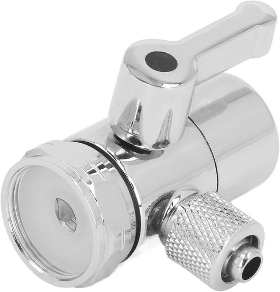 Diverterklep M22 Damesaansluiting voor Douchekop, 3/8 inch Keuken- en Badkamerkraan Accessoire voor Waterbesparing en Eenvoudige Installatie van Merkloos