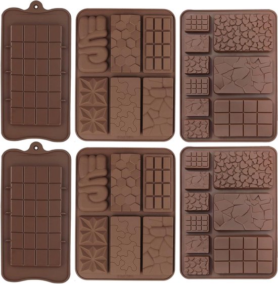 DIY Chocolade Set - Siliconen Mallen voor Chocolade, Bakgereedschap en Creatieve Keukenaccessoires van Merkloos