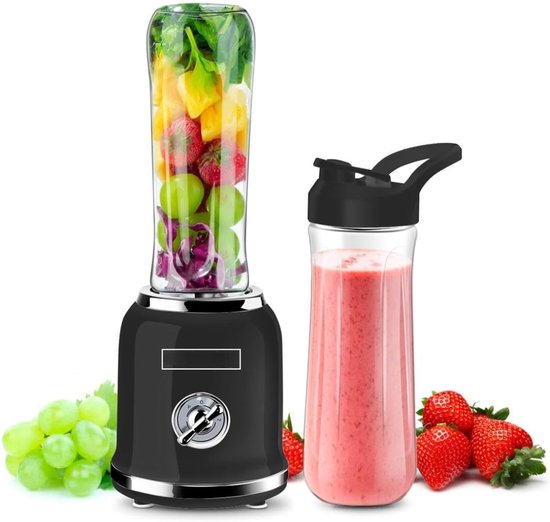 DnA® Bender to go - Blender - Mini blender - Zwart - ‎42cm x 16cm x 15 cm van Merkloos