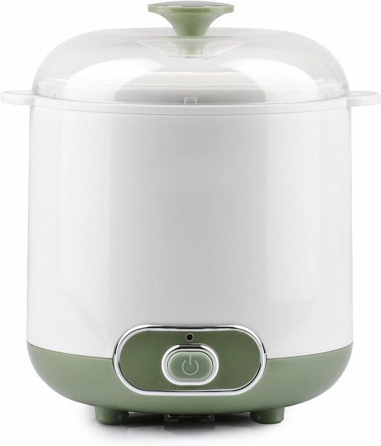 DnA® Yoghurtmaker - Ijsmachine - Yoghurtmachine - Wit-Grijs - 19cm x 17cm x 22cm