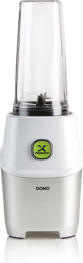 DOMO DO700BL Xpower Blender – 1000 W – Smoothie Maker – Blender To Go – 3 Bekers 530 ml + 170 ml van DOMO