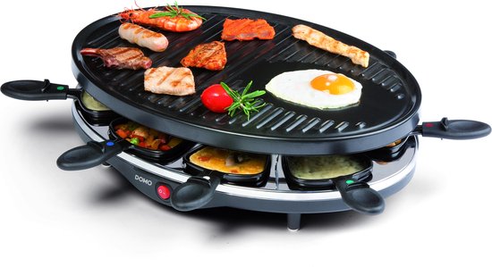 DOMO DO9038G - Raclette-grill - 8 personen