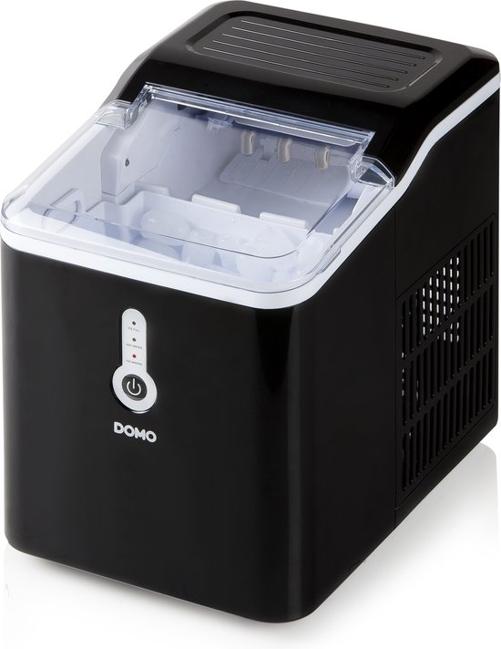 DOMO DO9220IB IJsblokjesmachine - Cyclus van 8 min. - 1.5 L - Receptenboekje - Zwart van Domo