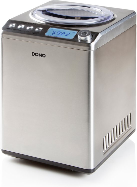 DOMO DO92321 IJsmachine PRO - Met compressor - Met display - 2.5 L van DOMO