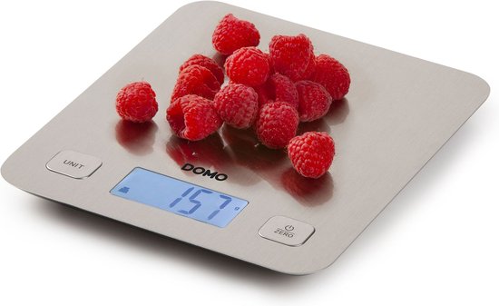 DOMO DO9239W Digitale keukenweegschaal - Weegbereik 5 kg - Wit van Merkloos