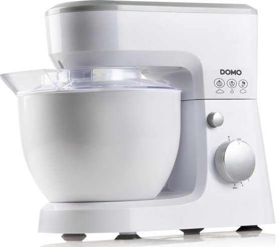 DOMO DO9241KR Keukenmachine - Keukenrobot - 600W - 4L - Incl. blender - Wit van Domo