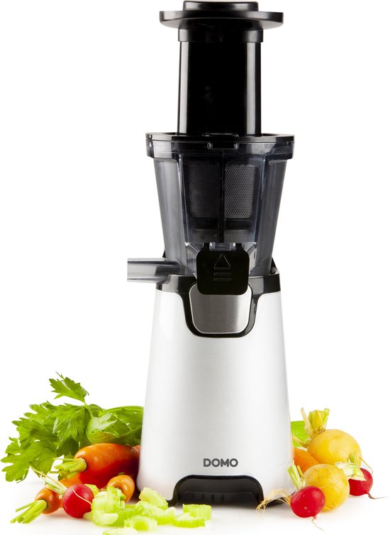 Domo DO9248J Slow Juicer - Sapcentrifuge - 150W - Health Booster - Wit/Zwart van DOMO