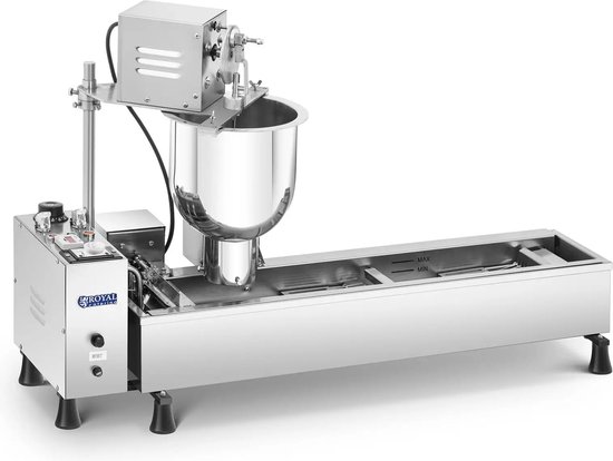 Donut machine - 3.000 W - 10 L - 450 donuts/u - aftapkraan - Royal Catering