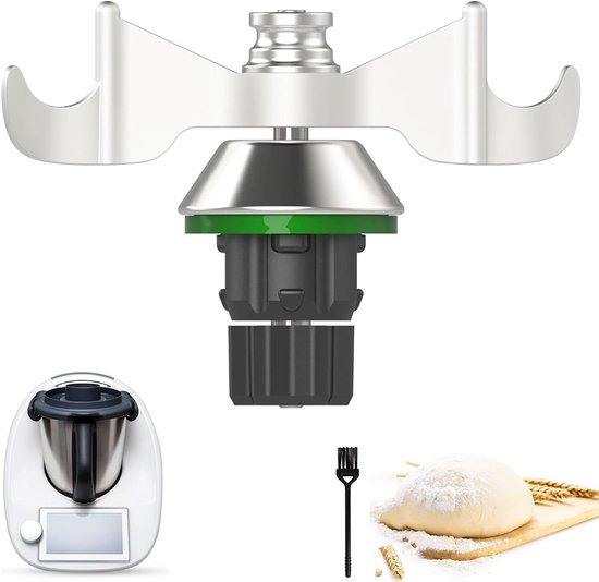 Doughmes voor Thermomix TM6 TM5 TM7, Rvs Deegmes voor Sneller Koken, Deegmixen zonder Resten, Eenvoudig Schoonmaken