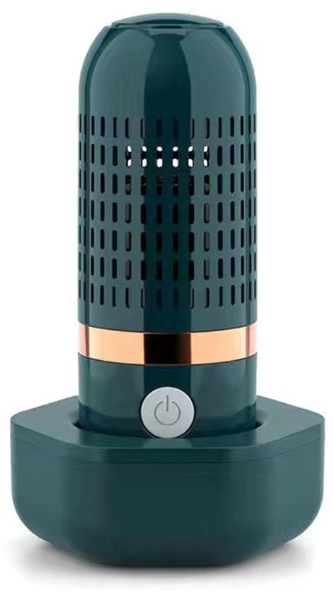 Draadloze draagbare capsule voor het reinigen van groenten en fruit - Groente- en fruitreiniger - Reinigt - Verwijdert pesticiden en bacteriën - Oplaadbaar via USB - 9,8 x 16,2 cm - Donkergroen